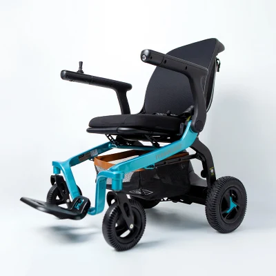 Cadeira de rodas elétrica dobrável leve com controle remoto APP