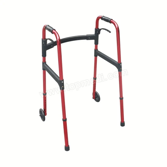 Equipamento para reabilitação de suprimentos médicos ortopédicos para deficientes, andador dobrável para pernas