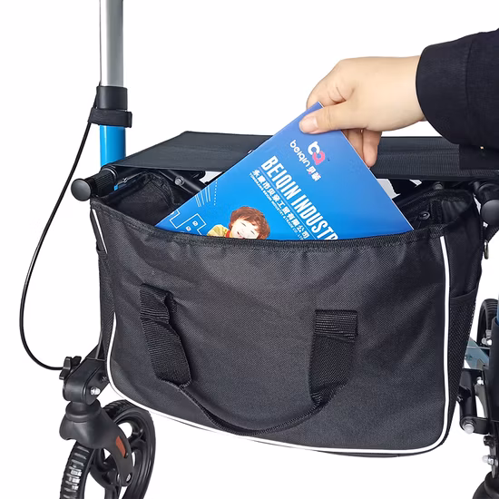 Andador de mobilidade dobrável leve e portátil de alumínio para andar em andarilho para idosos